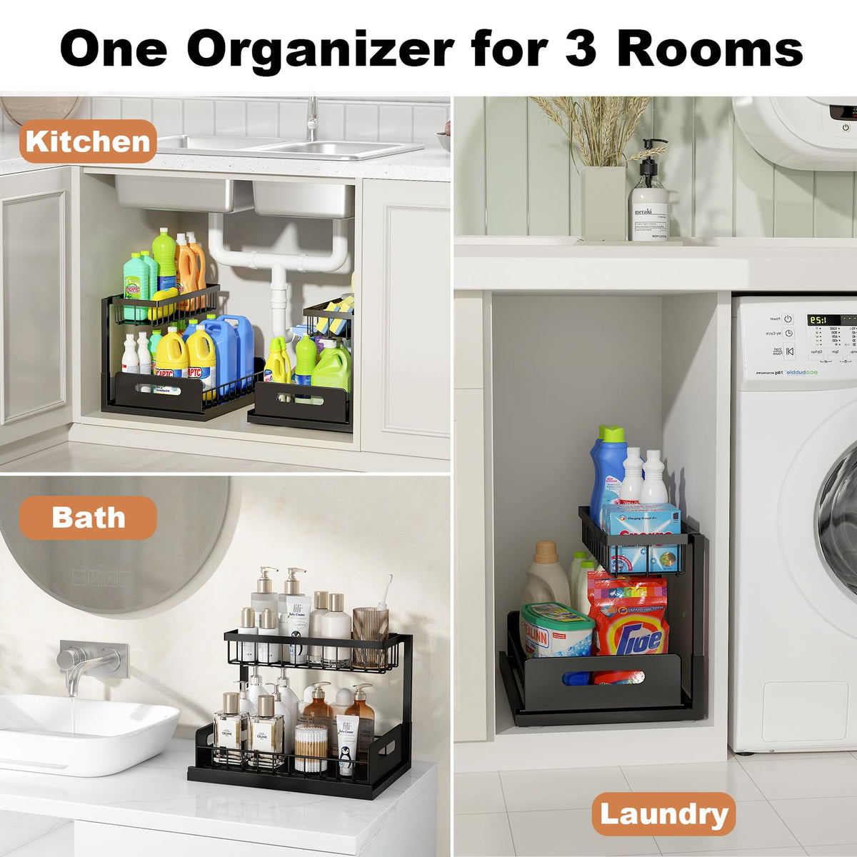REALINN arrives mostly assembled for fast under-sink setup