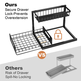 REALINN grid baskets drain water easily for quick cleanup