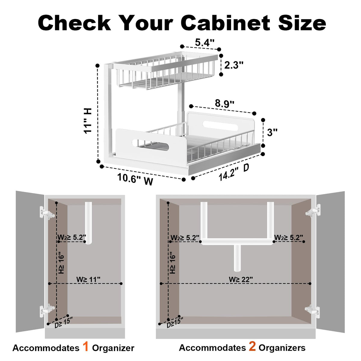 REALINN grid baskets promote quick drainage and easy cleaning.