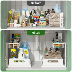REALINN grid-design shelf prevents water pooling in damp cabinets