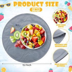 Reallnaive two-piece cooling mats for elegant charcuterie displays at gatherings.