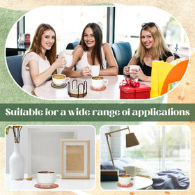 Reallnaive cork mats provide stable, non-slip support during painting sessions.