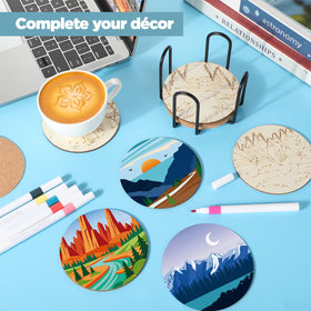 Reallnaive gift-ready coaster kit ideal for craft lovers