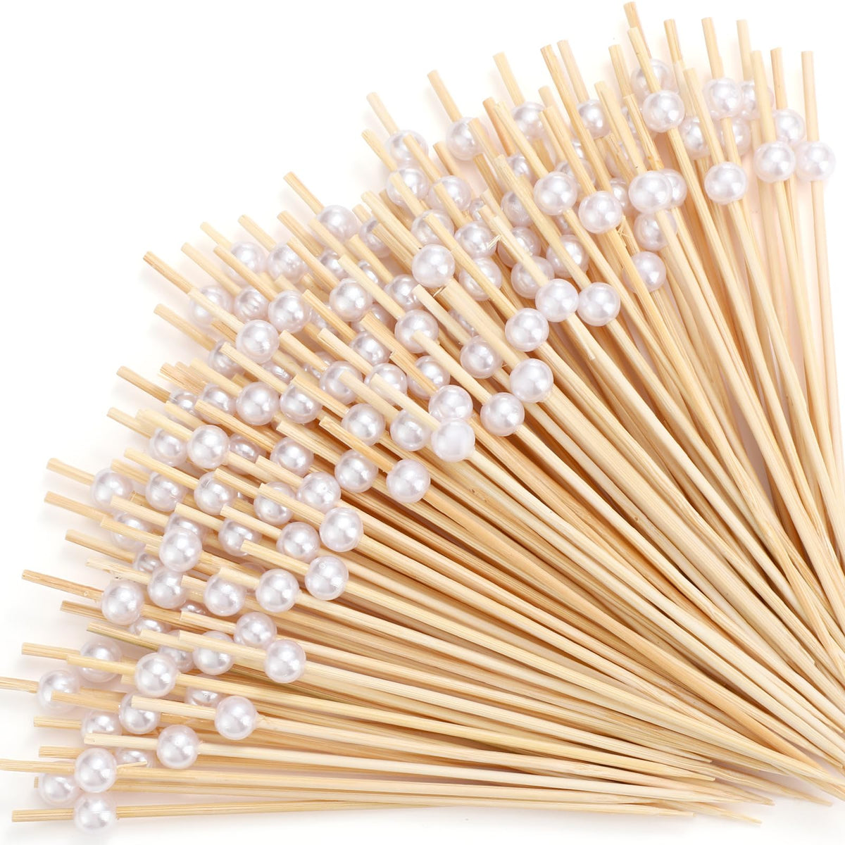 Reallnaive pearl cocktail picks 600-pack ideal for elegant appetizers and easy serving