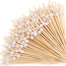 Reallnaive pearl cocktail picks 600-pack ideal for elegant appetizers and easy serving
