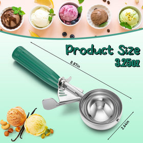 Reallnaive stainless steel scoops with trigger release for effortless serving