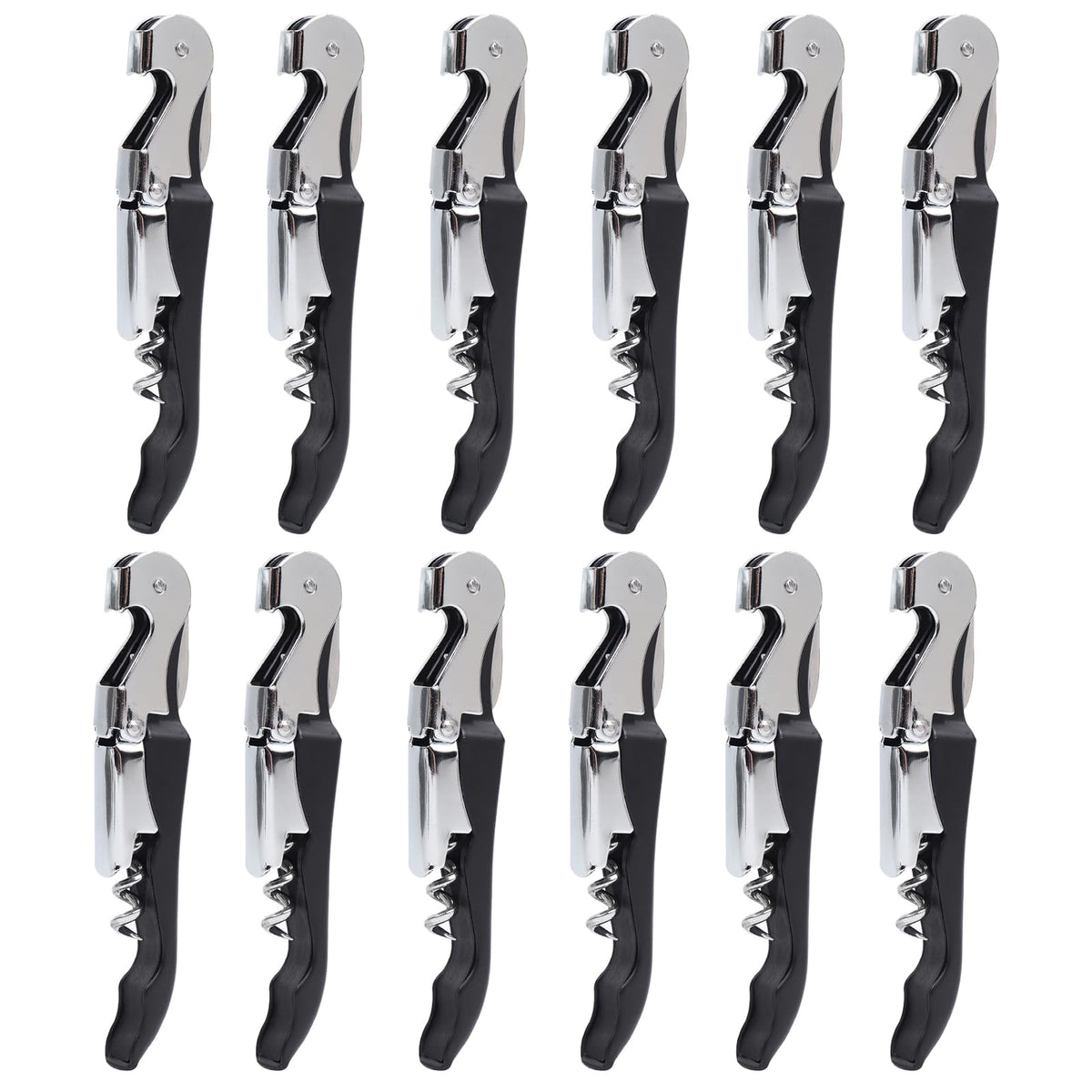 RECUTMS corkscrew 12-pack packaging shows sturdy three-in-one design ideal for bars.