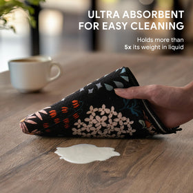 RECYCO eco-friendly towel made from recycled plastic bottles for sustainable cleaning.
