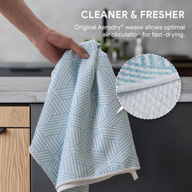 RECYCO fast-dry aerodry weave demonstrates rapid drying after use.