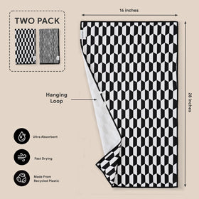 RECYCO lightweight 16x28 inch towel for versatile kitchen use.