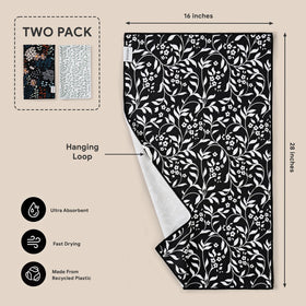 RECYCO lightweight 16x28 towel, ideal for everyday kitchen use.