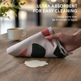 RECYCO Waffle Kitchen Towel Set — aerodry weave dries fast for busy kitchens