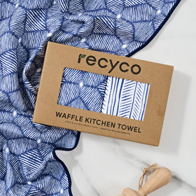 RECYCO waffle towel soft weave feels premium for hands and surfaces
