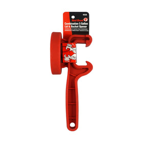 Red Devil 4039 lid and pour spout opener for 5-gallon buckets with easy lid access.