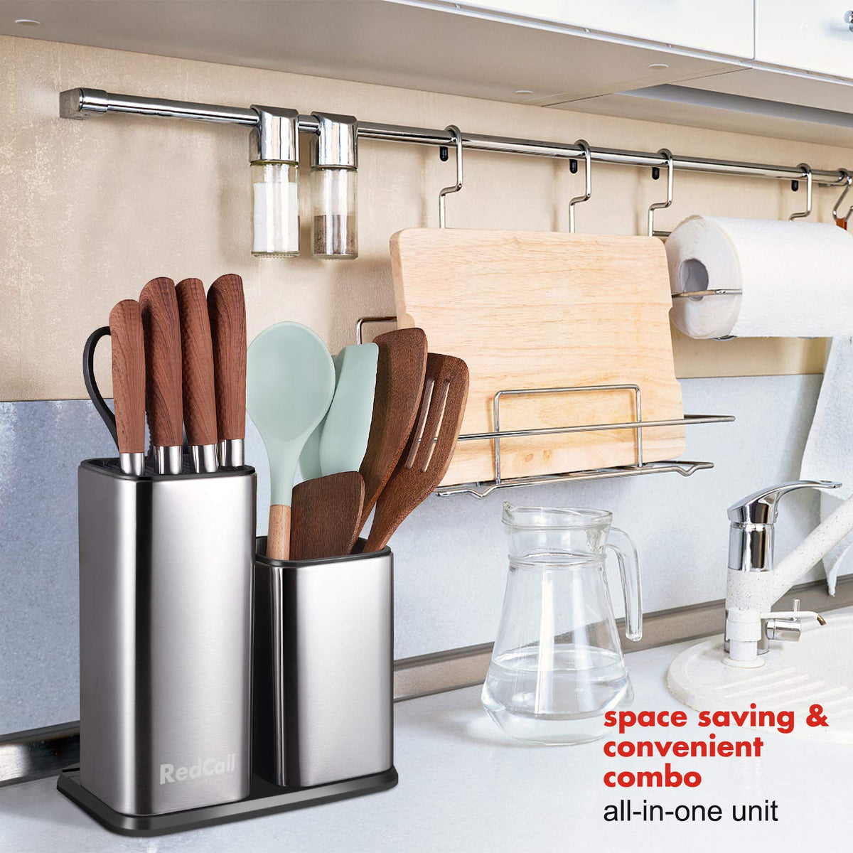 RedCall knife holder detachable containers allow easy cleaning
