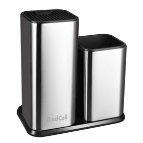 RedCall kitchen scene with the holder on a modern counter demonstrates organized storage