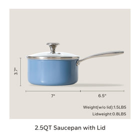 Redchef all-stovetops-compatible pan works on induction, gas, and electric.