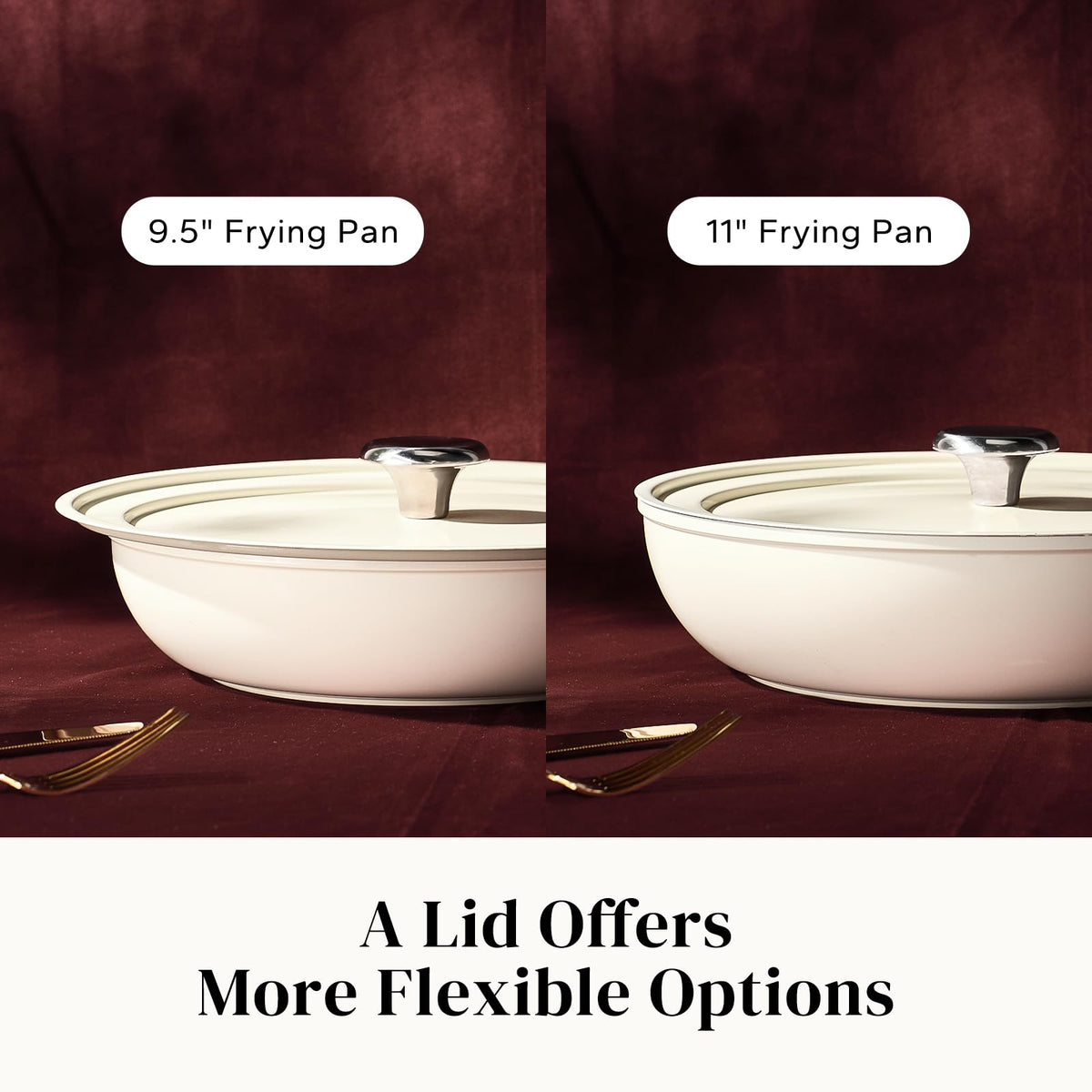 Redchef ceramic frying pan 11-inch ideal for searing and larger skillet recipes
