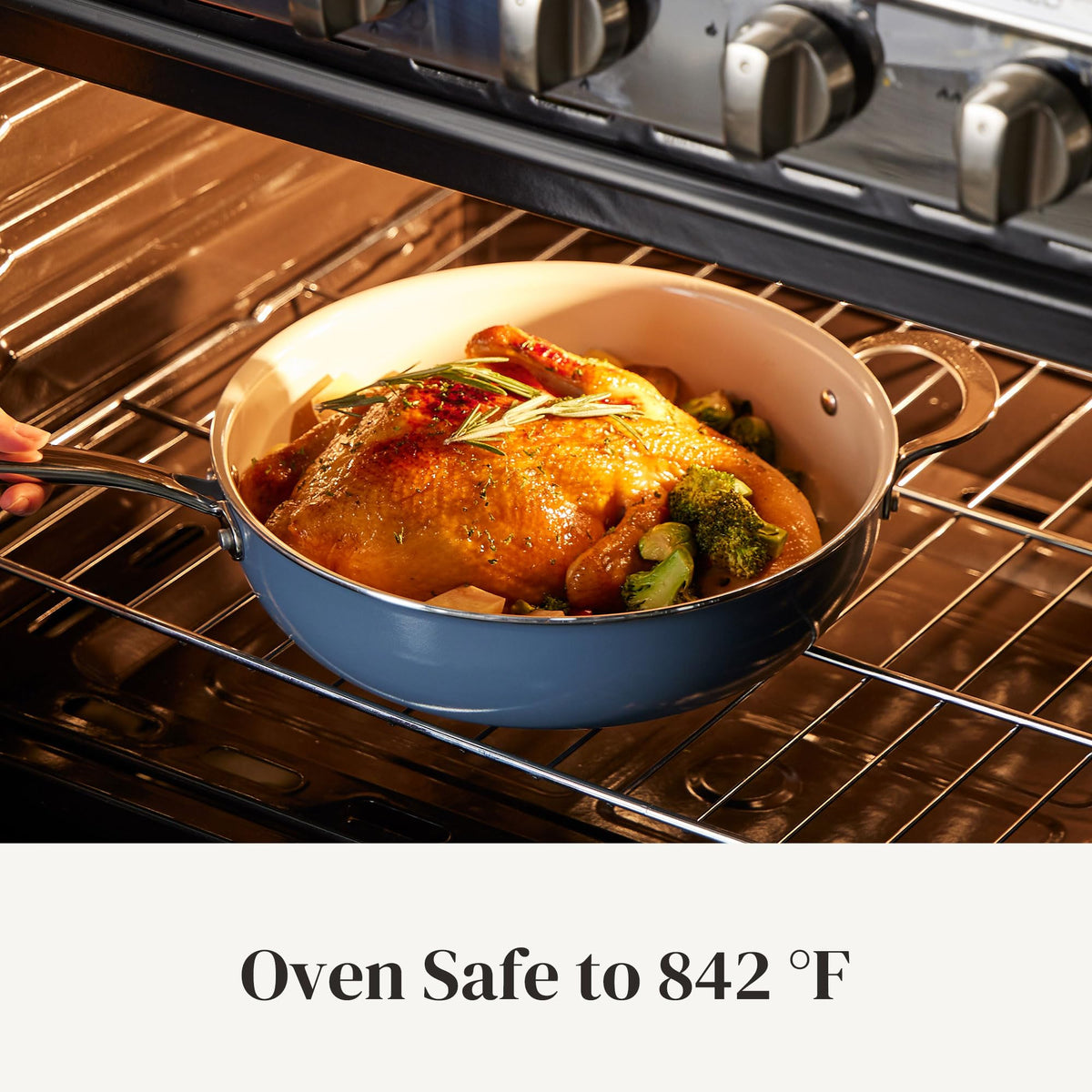 Redchef 2.5qt saucepan with glass lid for precise simmering and monitoring.