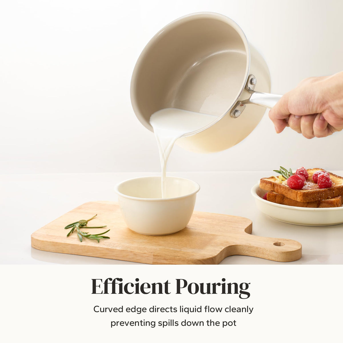 Redchef pan with PFAS/PFOA-free ceramic coating for healthier cooking
