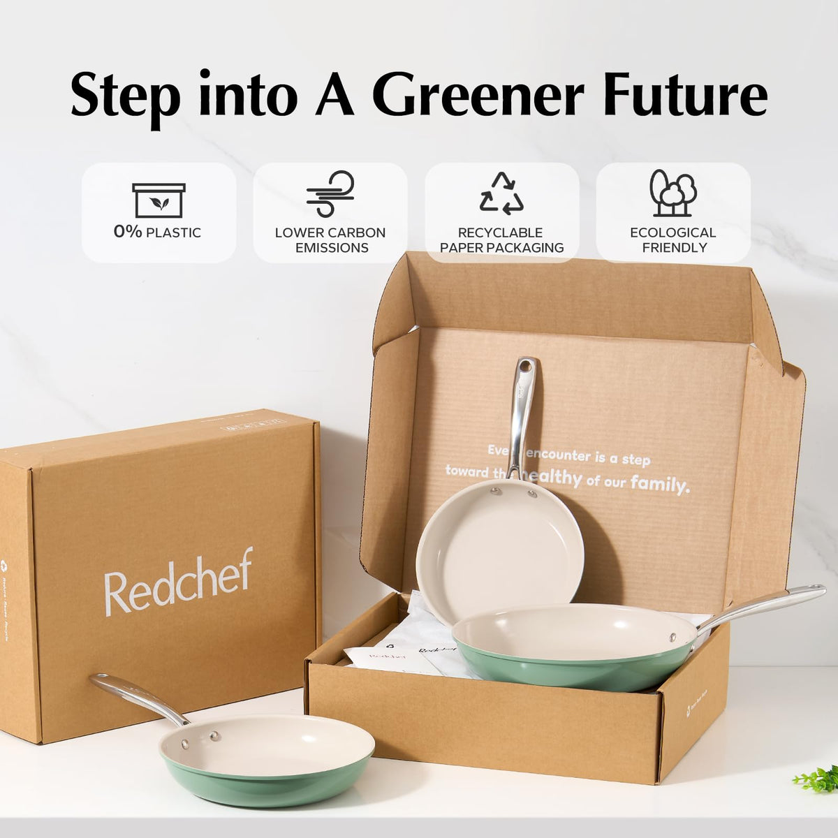 Redchef 8-inch pan on induction cooktop confirms versatile compatibility
