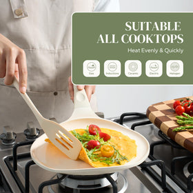 Redchef 10-inch pan versatile for crepes, dosas, and pancakes.
