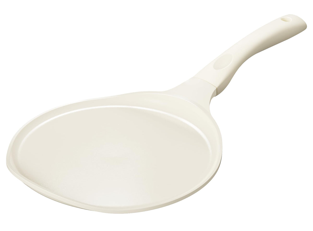 Redchef crepe pan with ceramic nonstick coating for effortless release.