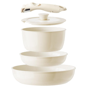 Redchef detachable-handle pots and pans demonstrate space-saving versatility for RV kitchens