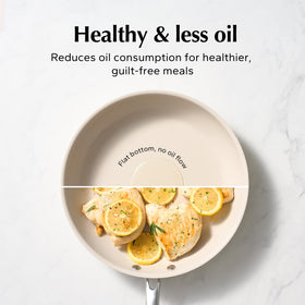 Redchef frying pan provides rapid and even heat distribution for consistent cooking