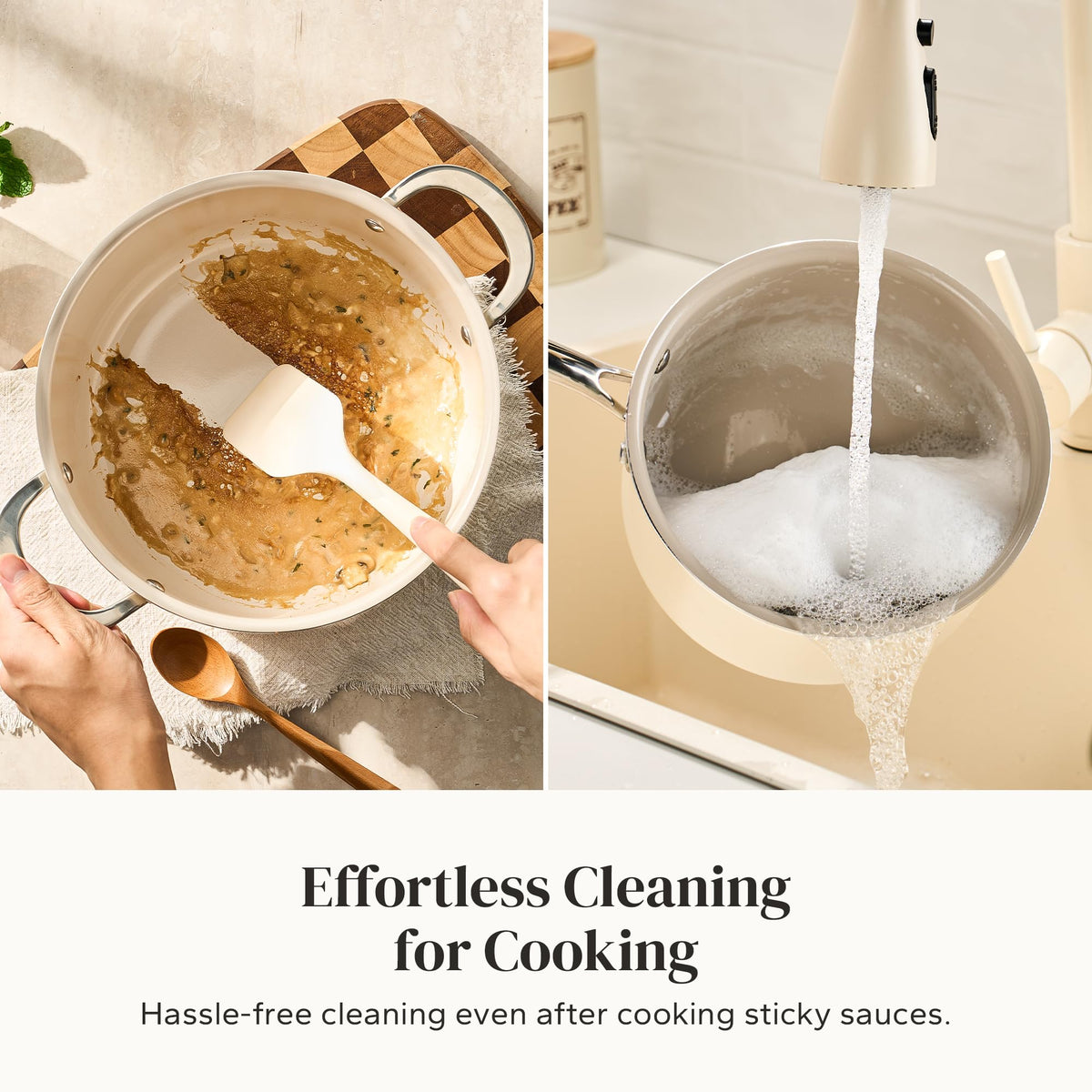 Redchef tempered glass lid with steam vent for visible cooking.