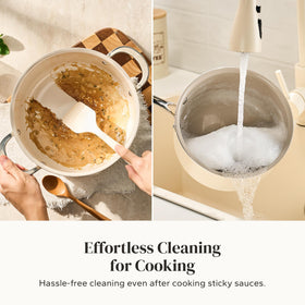 Redchef tempered glass lid with steam vent for visible cooking.