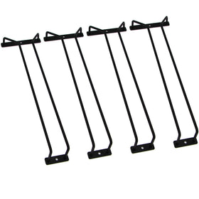 RedDreamer under-cabinet wine glass rack with four holders neatly organizing stemware.