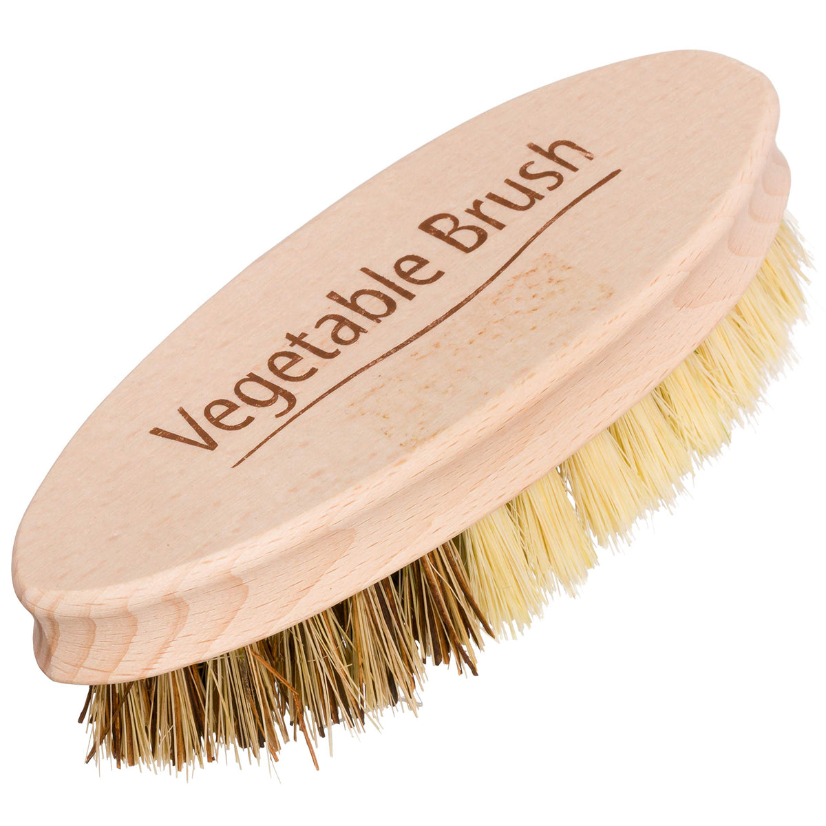 Redecker soft-side vegetable brush cleans delicate produce gently