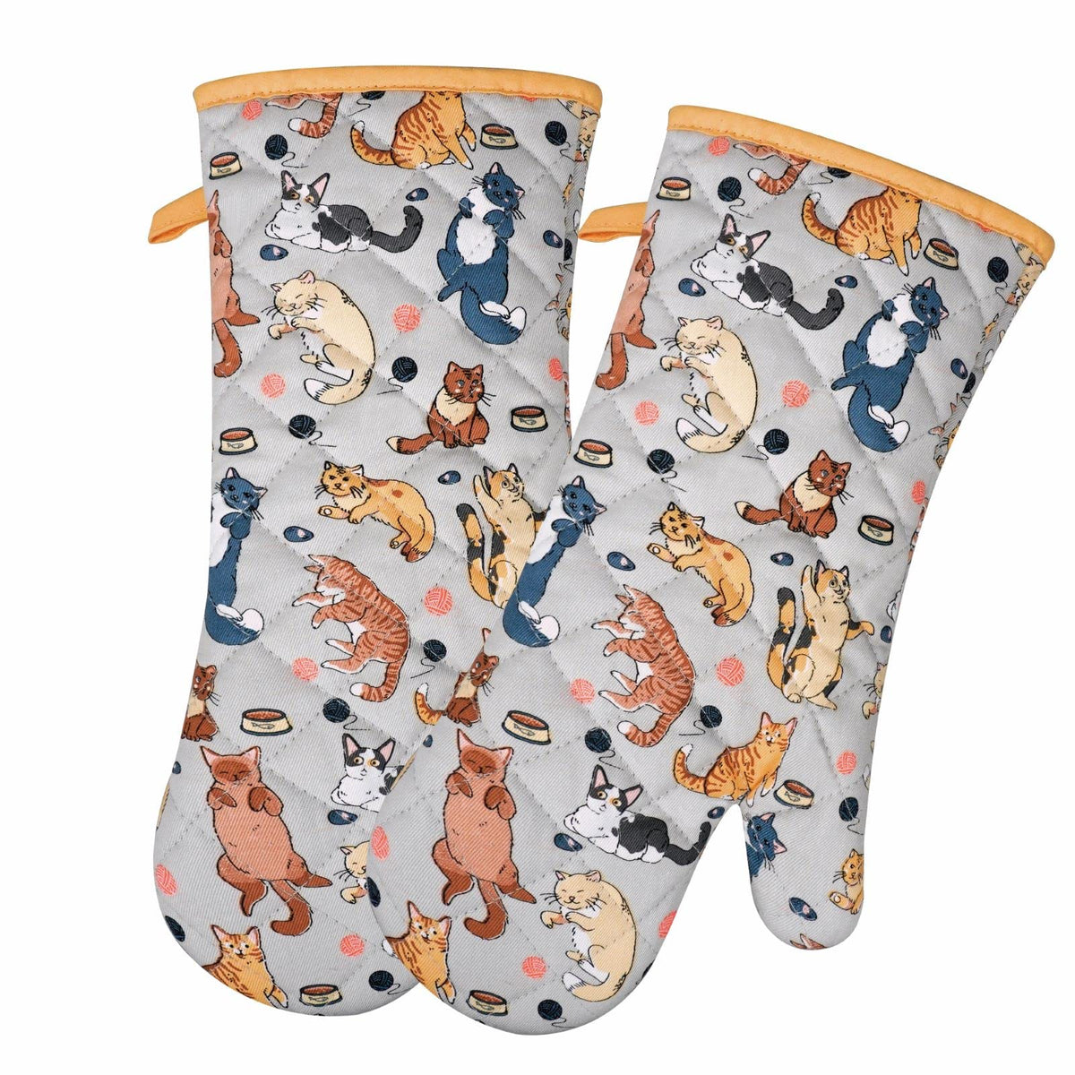 Red LMLDETA cat design gloves add style to cooking