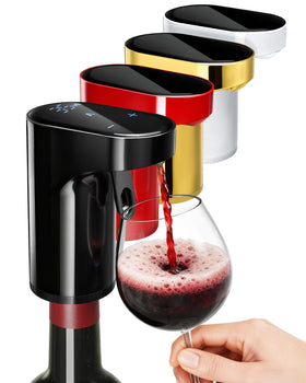 Redsack 5-in-1 electric wine decanter for precise pours at gatherings