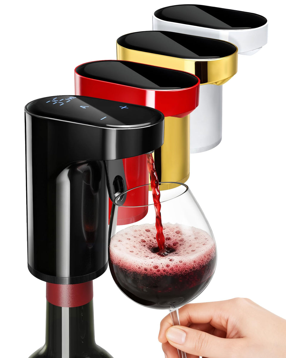 Redsack 5-in-1 electric wine decanter for precise pours at gatherings