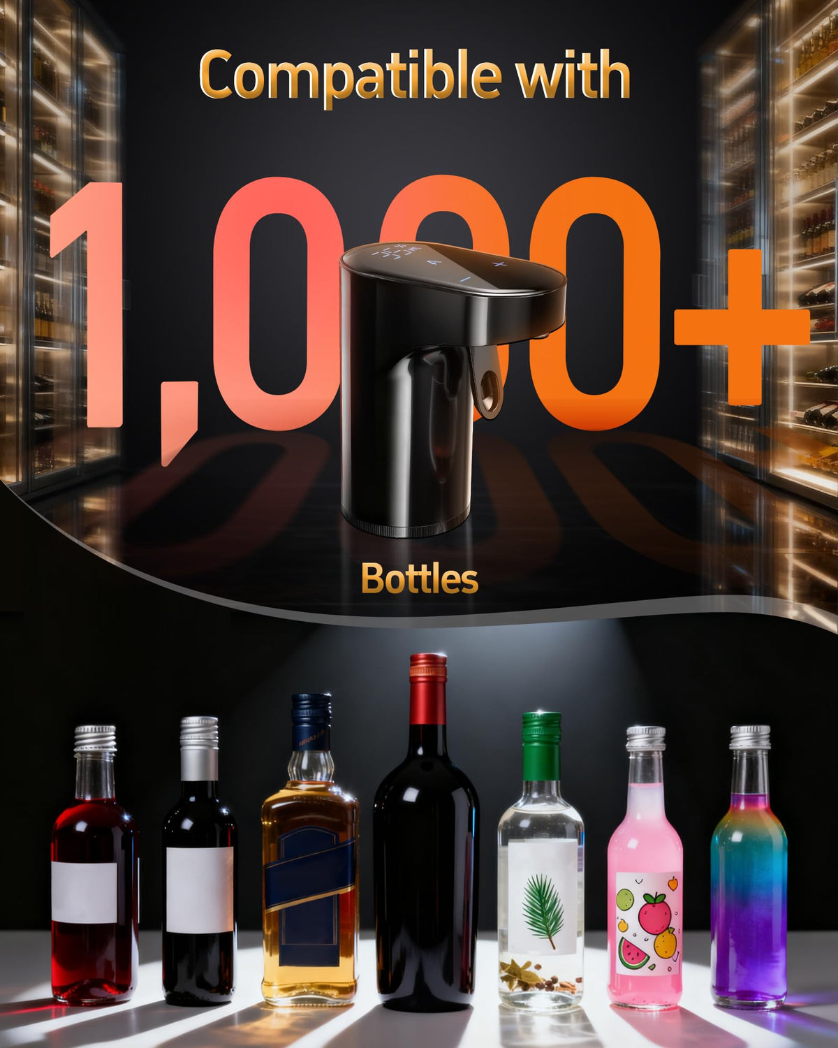 Redsack USB-C rechargeable dispenser ideal for parties