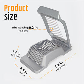 REDSETS egg slicer dishwasher-safe shot emphasizes simple cleanup.