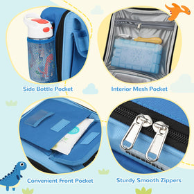 REDSHELL detachable name tag prevents lunch tote mix-ups at school or camp