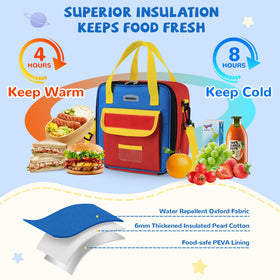 REDSHELL Front Patch Panel lets kids personalize their lunch bag.