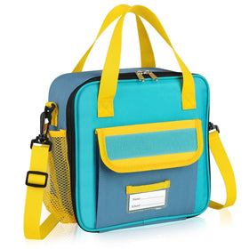 RedShell tactical lunch box front patch panel for personalized school looks.