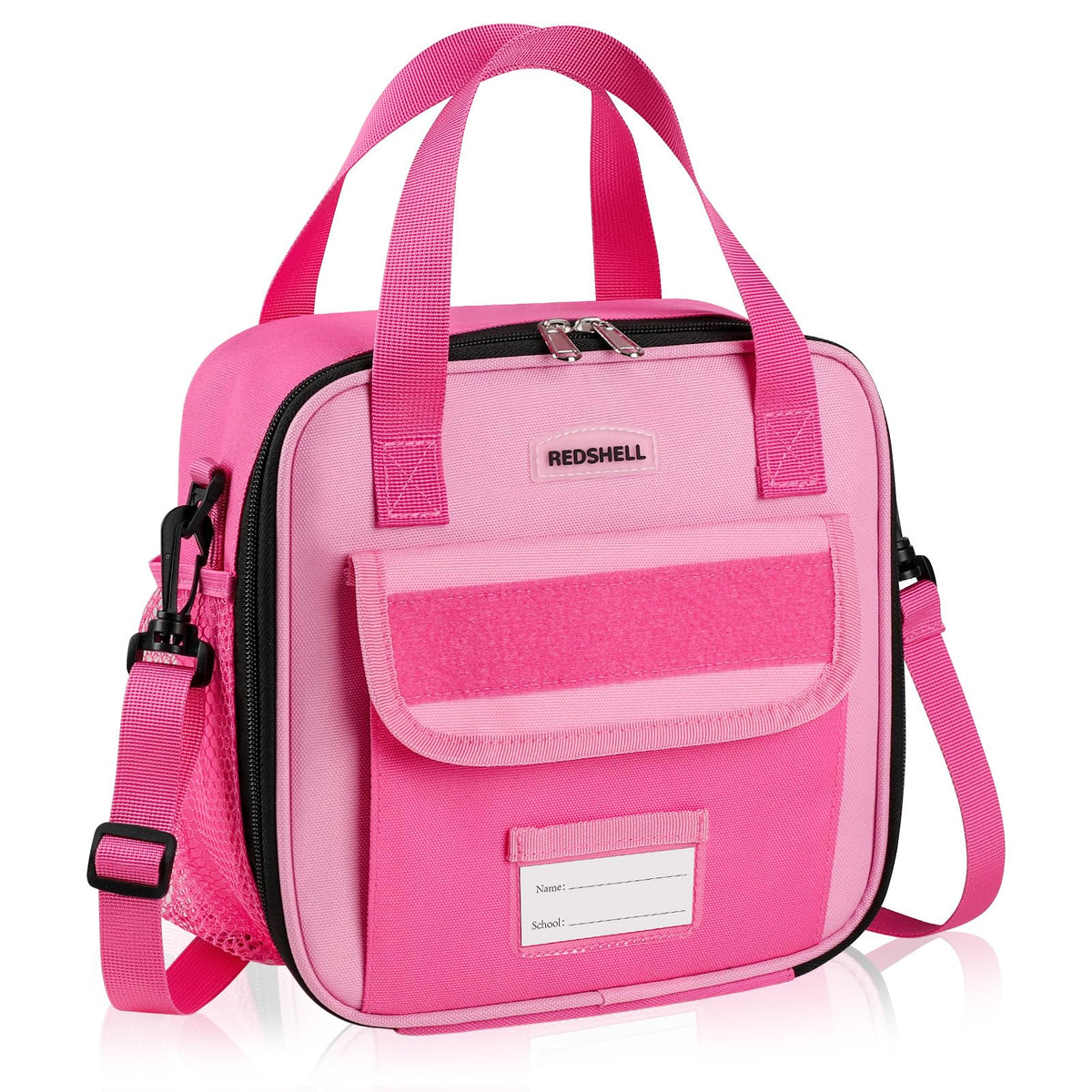 REDSHELL Kids Tactical Lunch Box front view showing insulated storage for fresh meals.