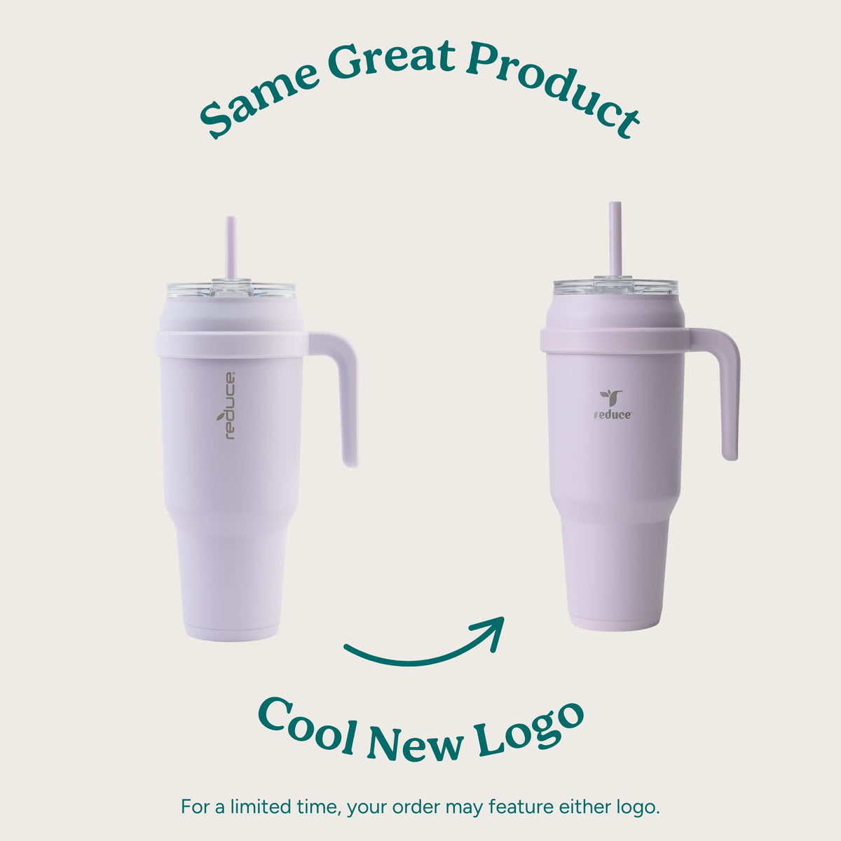 REDUCE 50 oz tumbler with soft sit base fits most cupholders securely.