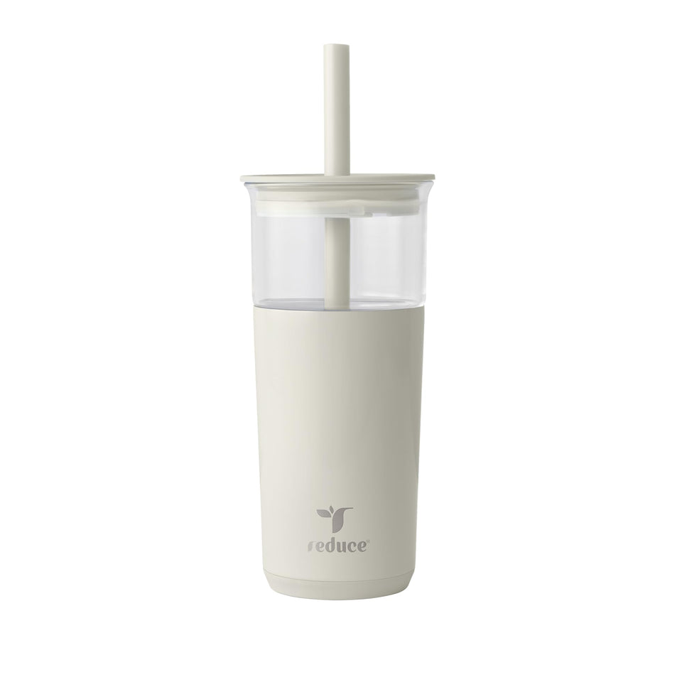 REDUCE Aspen 20oz tumbler with lid and straw keeps drinks cold on the go.