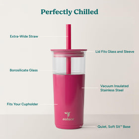 REDUCE Aspen extra wide straw suited for boba and thick smoothies