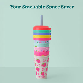 REDUCE GoGo's dishwasher-safe cups simplify cleanup after meals and outings.