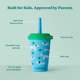 Dishwasher-safe REDUCE GoGo's kids tumbler for easy cleaning