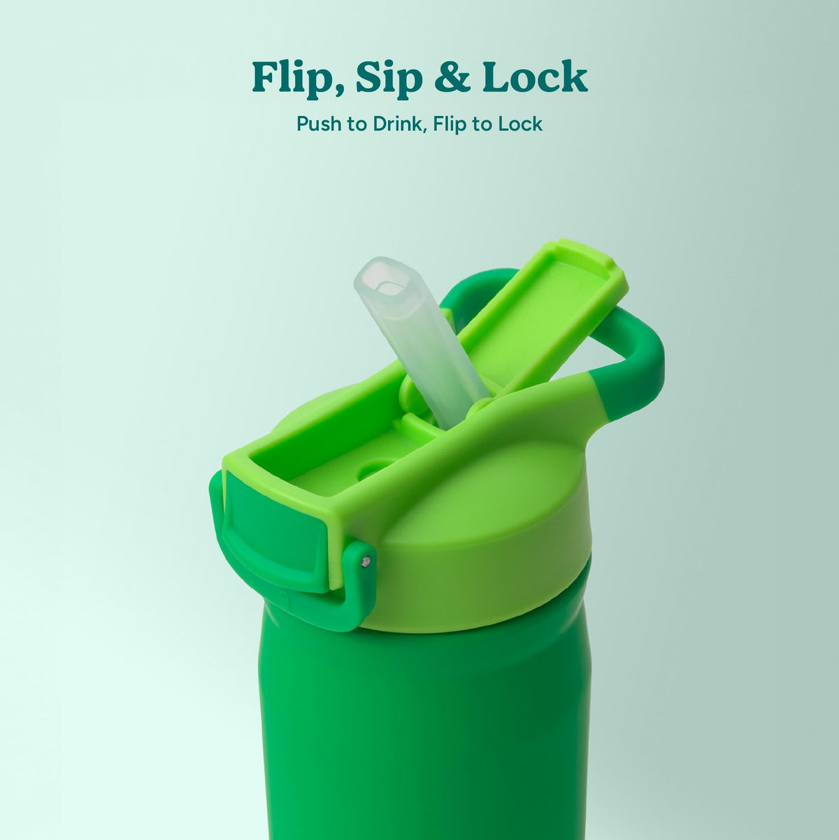 REDUCE Hydrate Pro Kids bottle in cup holder demonstrating portability