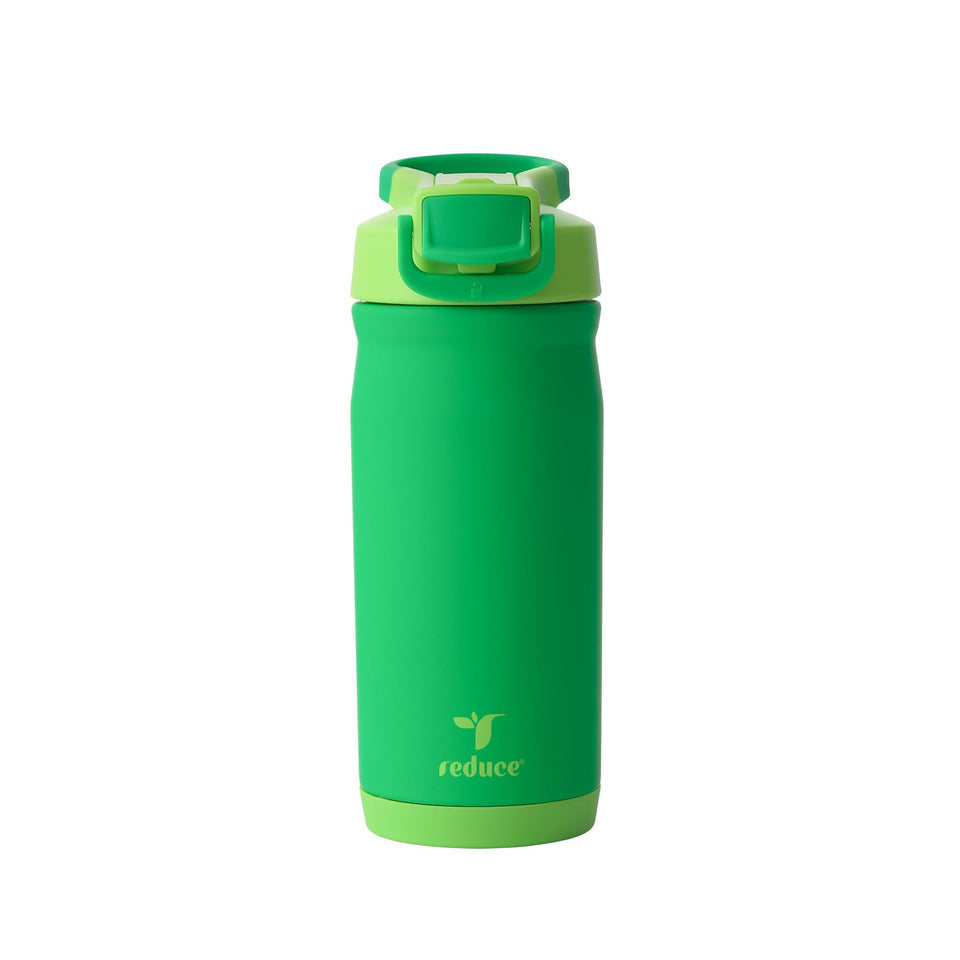 REDUCE Hydrate Pro Kids bottle front view with straw for easy hydration on the go