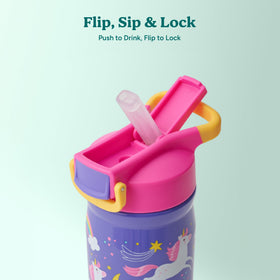 REDUCE Hydrate Pro kids bottle keeps drinks cold up to 30 hours.